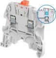 ABB ZS4-S-T2-OR ZS4-S-T2-OR Screw Clamp Terminal Block - Disconnect with blade - Orange - with 2 test socket screws DIA 2 mm 0.079 in Product Image