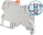 ABB ZS4-S-T2-R1-BL ZS4-S-T2-R1-BL Screw Clamp Terminal Block - Disconnect with blade - Blue - with 2 test socket screws DIA 2 mm 0.079 in Product Image