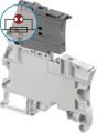 ABB ZS4-SF-R1 ZS4-SF-R1 Screw Clamp Terminal Block - for Fuses 5x20 mm - Grey - with blown fuse indicator by red LED 24-60V Product Image