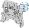 ABB ZS4-SP-T2 ZS4-SP-T2 Screw Clamp Terminal Block - Disconnect with Plug - Grey - with 2 test socket screws DIA 2 mm 0.079 in Product Image