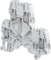 ABB ZS6-D1 ZS6-D1 Screw Clamp Terminal Block - Double Deck - Grey Product Image
