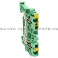 Allen Bradley 1492-LG3 Ground Spring Clamp Term Block 2.5mm Green/Yellow Product Image