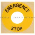 Allen Bradley 800B-15YE112 Legend Plate | Emergency Stop Product Image