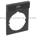 Allen Bradley 800E-11BE163 Legend Plate "Off" Product Image