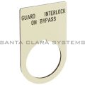 Allen Bradley 800E-35WE100S Legend Plate Product Image