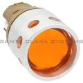 Allen Bradley 800EM-LG5 Illuminated Guarded Push Button Amber Product Image