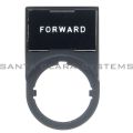 Allen Bradley 800F-12BE120 Legend Plate Forward Product Image