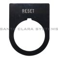 Allen Bradley 800F-34BE186 Legend Plate | Reset Product Image