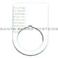 Allen Bradley 800F-35WE100 Legend Plate Product Image