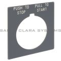 Allen Bradley 800H-W196 Legend Plate Product Image