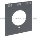 Allen Bradley 800H-Y59E-JOGOFFRUN Legend Plate | Jog Off Run Product Image