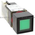 Allen Bradley 800MB-CQAL24GAK Small Square Illuminated Push Button Flush Head Full Voltage 24V Red LED 1 N.O 1 N.C. Product Image