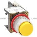 Allen Bradley 800MR-B9AK Small Round Push Button Unit Exteneded Head Yellow Cap 1 N.O. 1 N.C. Product Image