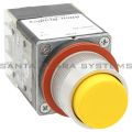 Allen Bradley 800MR-B9B Small Round Push Button Unit Exteneded Head Yellow Cap 2 N.O. 2 N.C. Product Image