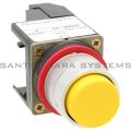 Allen Bradley 800MR-B9D2S Small Round Extended Push Button Head Unit Yellow Cap 1 N.C. Product Image