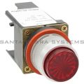Allen Bradley 800MR-PB16R Smallround Illuminated Push Button Extended Head Xfmr 120V 60/50Hz Red Lens Product Image