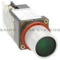 Allen Bradley 800MR-QAL24GAK Small Round Illuminated Push Button Flush Head Full Voltage 12V Green LED 1 N.C. 1 N.O. Product Image