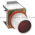 Allen Bradley 800MR-QAL24RA Small Round Illuminated Push Button Flush Head Full Voltage 12V Red LED 1 N.C. 1 N.O. Product Image