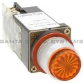 Allen Bradley 800MR-QBL24AAK Small Round Illuminated Push Button Amber Cap Product Image