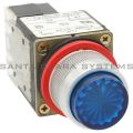 Allen Bradley 800MR-QT24B Small Round Push Button Blue Lens Product Image
