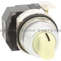 Allen Bradley 800T-16JW4KB7AX Illuminated Selector Switch, White Knob Product Image