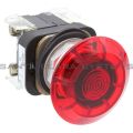 Allen Bradley 800T-FXJQH24RA Illuminated P.B. Type 4,13 2 Position Push-Pull Full V LED High Visibilty 24V Red Jumbo Mushroom Cap Product Image