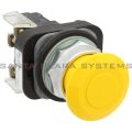 Allen Bradley 800T-FXN9A Push Button, 3 Pos. Non-Illum., Mushrm HD (Push-Pull), Yellow, 1 NO-1 NC Product Image