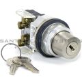 Allen Bradley 800T-H4820A Key Lock 2 Pos Selector Switch Product Image