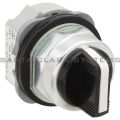 Allen Bradley 800T-J5KE7 Selector Switch Type 4,13 3 Position Spring Return From Right Black Std. Knob Product Image