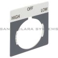 Allen Bradley 800T-X514 800T Legend Plate,Standard,High-Off-Low Product Image