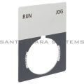 Allen Bradley 800T-X541J 800T Legend Plate,Jumbo,Run-Jog Product Image