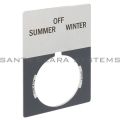 Allen Bradley 800T-X553J 800T Legend Plate,Jumbo,Summer-Off-Winter Product Image