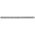 Curtis TR3 4 ft Plastic Connector Track Gray Product Image
