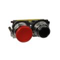 Cutler-Hammer 10250TA68 Pushbutton Red Mushroom Black Flush | Eaton 10250TA68 Product Image