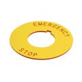 Cutler-Hammer 10250TRP79 Legend Plate | Emergency Stop Product Image