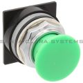 General Electric CR104PBM00G5 Push Button Green Mushroom Cap Product Image