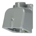 Hubbell BB301W Cast Aluminum Pin and Sleev Angle Black Box Product Image