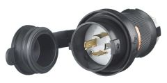 Hubbell HBL2411SW Twist-Lock Watertight Safety-Shroud Plug Product Image