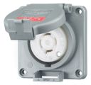 Hubbell HBL2430SW Twist-Lock Watertight Safety-Shroud Receptacle Product Image