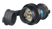 Hubbell HBL2811SW Twist-Lock Watertight Safety-Shroud Plug Product Image