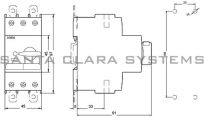 Siemens 3RV1 321-4DC10 Motor Starter Protector Product Image