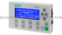 Siemens 6AV6 640-0AA00-0AX1 Touch Panel Product Image