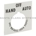 Square D 9001-KN160WP Legend Plate | Hand-Off-Auto Product Image