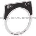 Square D 9001-KN244 Legend Plate | OFF-ON Product Image