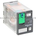 Telemecanique RXM4AB2BD Miniature Plug-in relay - Zelio RXM 4 C/O 24 V DC 6 A with LED Product Image