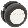 Telemecanique XACA9411 round head for pushbutton - spring return - XAC-A - white - booted Product Image