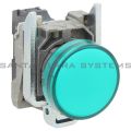 Telemecanique XB4 BVB3 green complete pilot light Ø22 plain lens with integral LED 24V Product Image