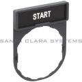 Telemecanique ZBY 2303 Legend Plate | "Start" Product Image