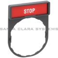 Telemecanique ZBY 2304 Legend Plate | "Stop" Product Image
