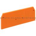 Wago 280-326 End Plate | Orange | 2800326 Product Image